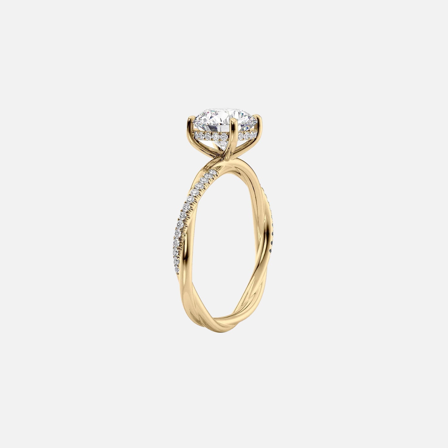 The Sunny Princess Pave Moissanite Ring - KNT - Engagement Rings, Wedding Bands & Fine Jewelry