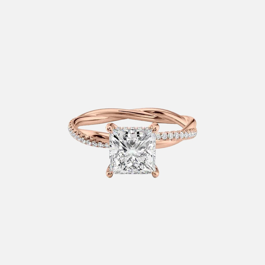 The Sunny Princess Pave Moissanite Ring - KNT - Engagement Rings, Wedding Bands & Fine Jewelry