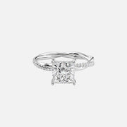 The Sunny Princess Pave Moissanite Ring - KNT - Engagement Rings, Wedding Bands & Fine Jewelry