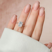 The Sunny Radiant Pave Moissanite Ring - KNT - Engagement Rings, Wedding Bands & Fine Jewelry