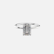 The Sydney Emerald Solitaire Moissanite Ring - KNT - Engagement Rings, Wedding Bands & Fine Jewelry