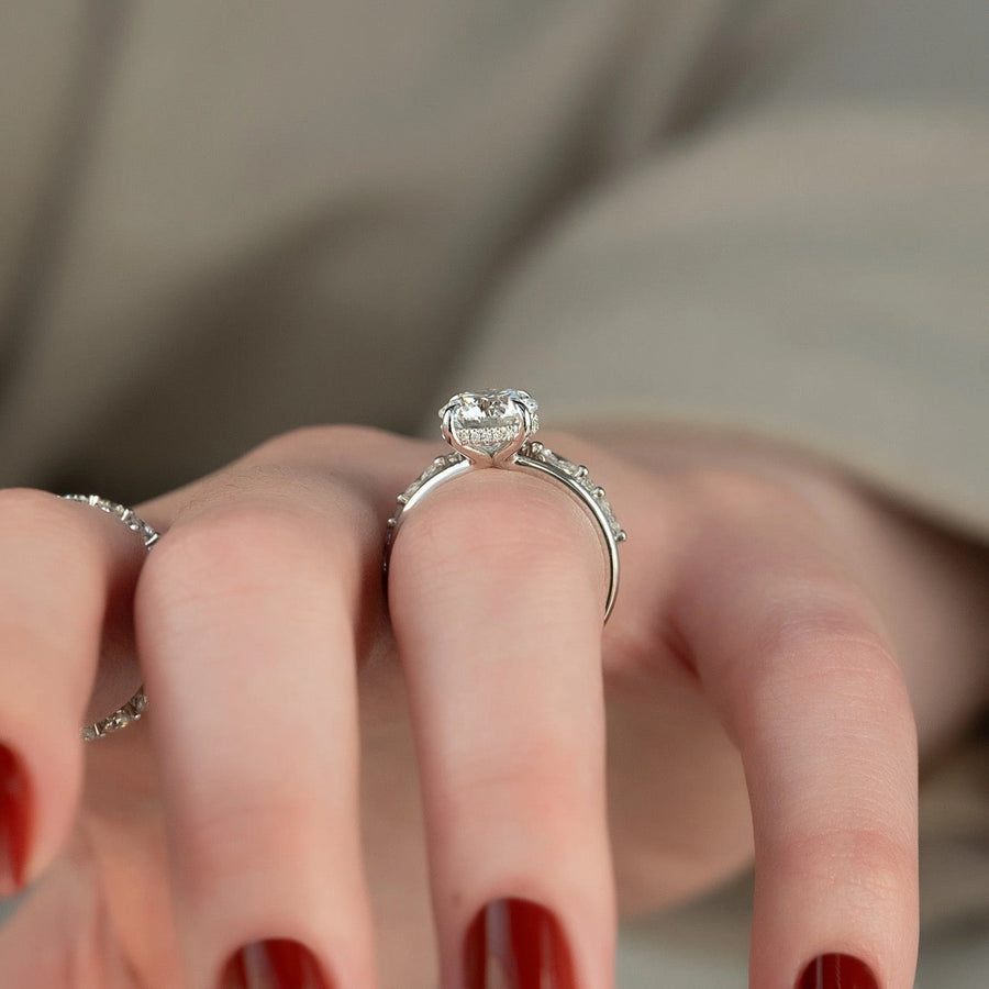 The Sydney Round Solitaire Moissanite Ring - KNT - Engagement Rings, Wedding Bands & Fine Jewelry