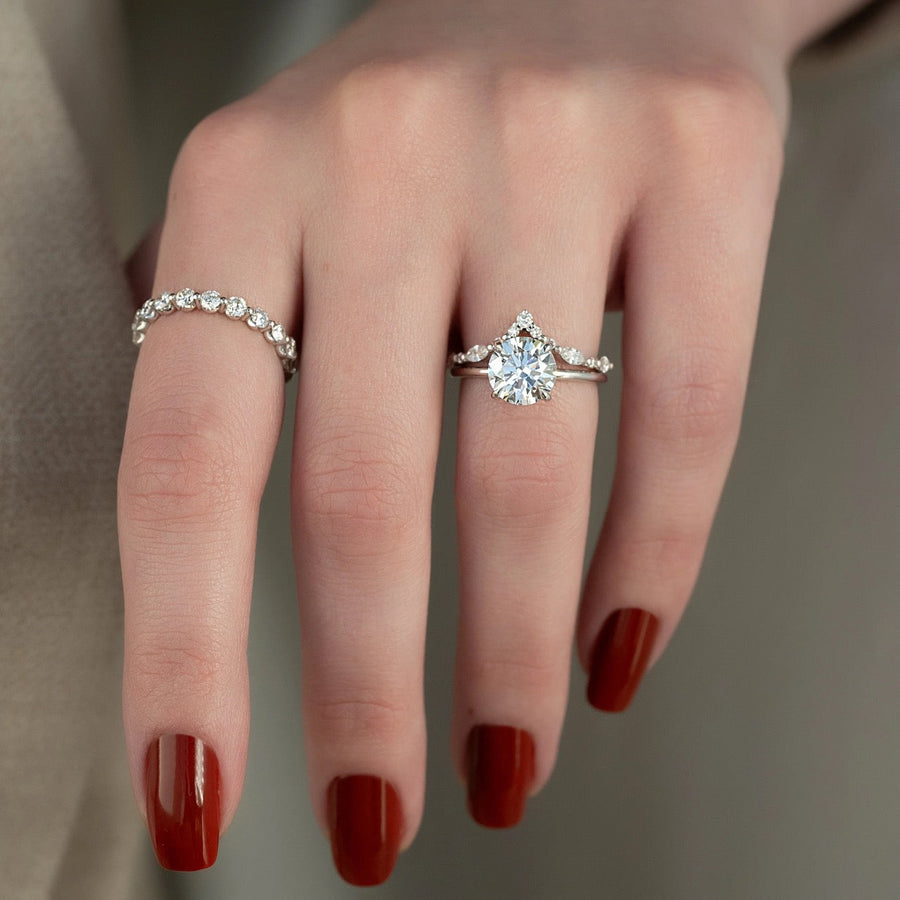 The Sydney Round Solitaire Moissanite Ring - KNT - Engagement Rings, Wedding Bands & Fine Jewelry