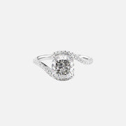 The Sylvia Cushion Pave Moissanite Ring - KNT - Engagement Rings, Wedding Bands & Fine Jewelry