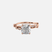 The Tiana Cushion Vintage Moissanite Ring - KNT - Engagement Rings, Wedding Bands & Fine Jewelry