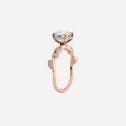 The Tiana Emerald Vintage Moissanite Ring - KNT - Engagement Rings, Wedding Bands & Fine Jewelry