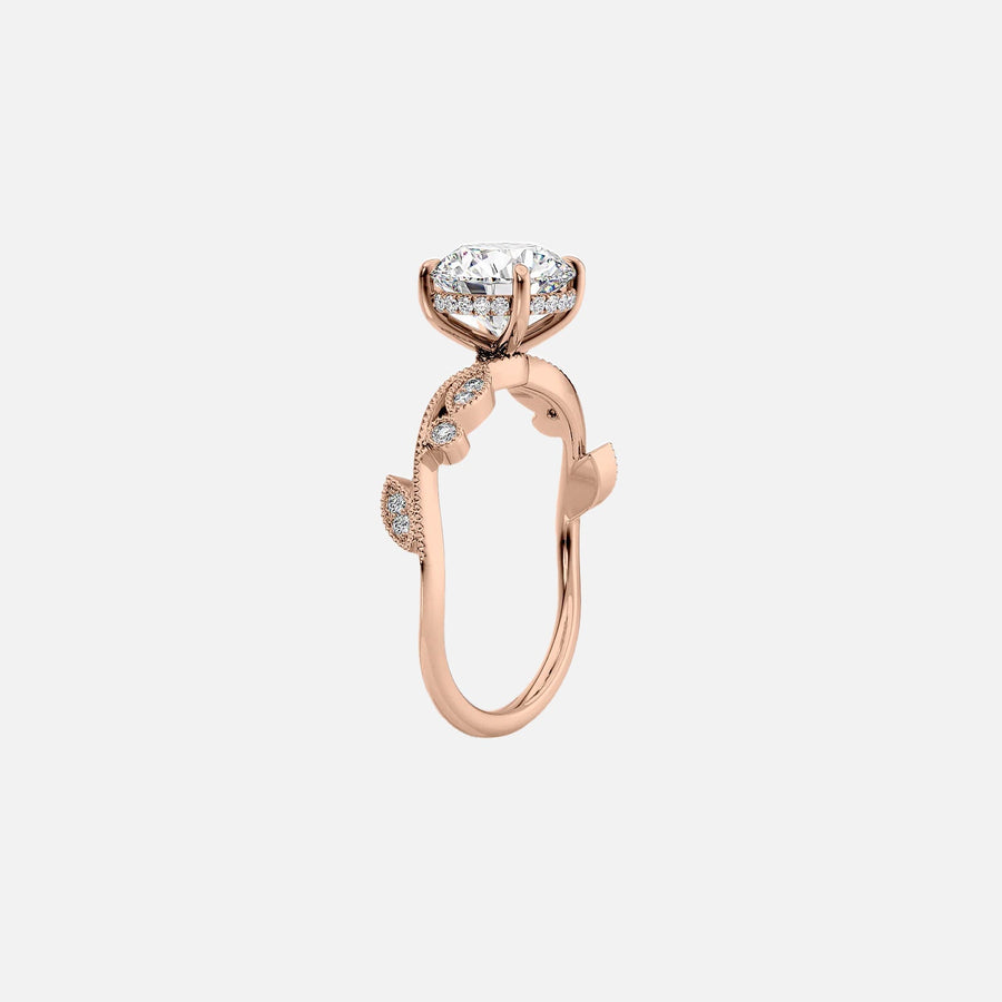 The Tiana Emerald Vintage Moissanite Ring - KNT - Engagement Rings, Wedding Bands & Fine Jewelry
