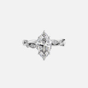 The Tiana Marquise Vintage Moissanite Ring - KNT - Engagement Rings, Wedding Bands & Fine Jewelry