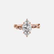 The Tiana Marquise Vintage Moissanite Ring - KNT - Engagement Rings, Wedding Bands & Fine Jewelry