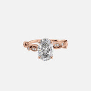 The Tiana Oval Vintage Moissanite Ring - KNT - Engagement Rings, Wedding Bands & Fine Jewelry