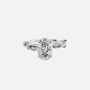 The Tiana Oval Vintage Moissanite Ring - KNT - Engagement Rings, Wedding Bands & Fine Jewelry