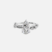 The Tiana Pear Vintage Moissanite Ring - KNT - Engagement Rings, Wedding Bands & Fine Jewelry