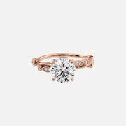 The Tiana Round Vintage Moissanite Ring - KNT - Engagement Rings, Wedding Bands & Fine Jewelry
