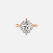  The Victoria Marquise Lab Diamond Ring 18k Rose Gold 001