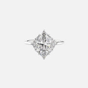 The Violet Marquise Side Stone Moissanite Ring - KNT - Engagement Rings, Wedding Bands & Fine Jewelry