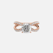 The Zara Cushion Pave Moissanite Ring - KNT - Engagement Rings, Wedding Bands & Fine Jewelry