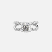The Zara Cushion Pave Moissanite Ring - KNT - Engagement Rings, Wedding Bands & Fine Jewelry