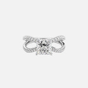 The Zara Princess Pave Moissanite Ring - KNT - Engagement Rings, Wedding Bands & Fine Jewelry