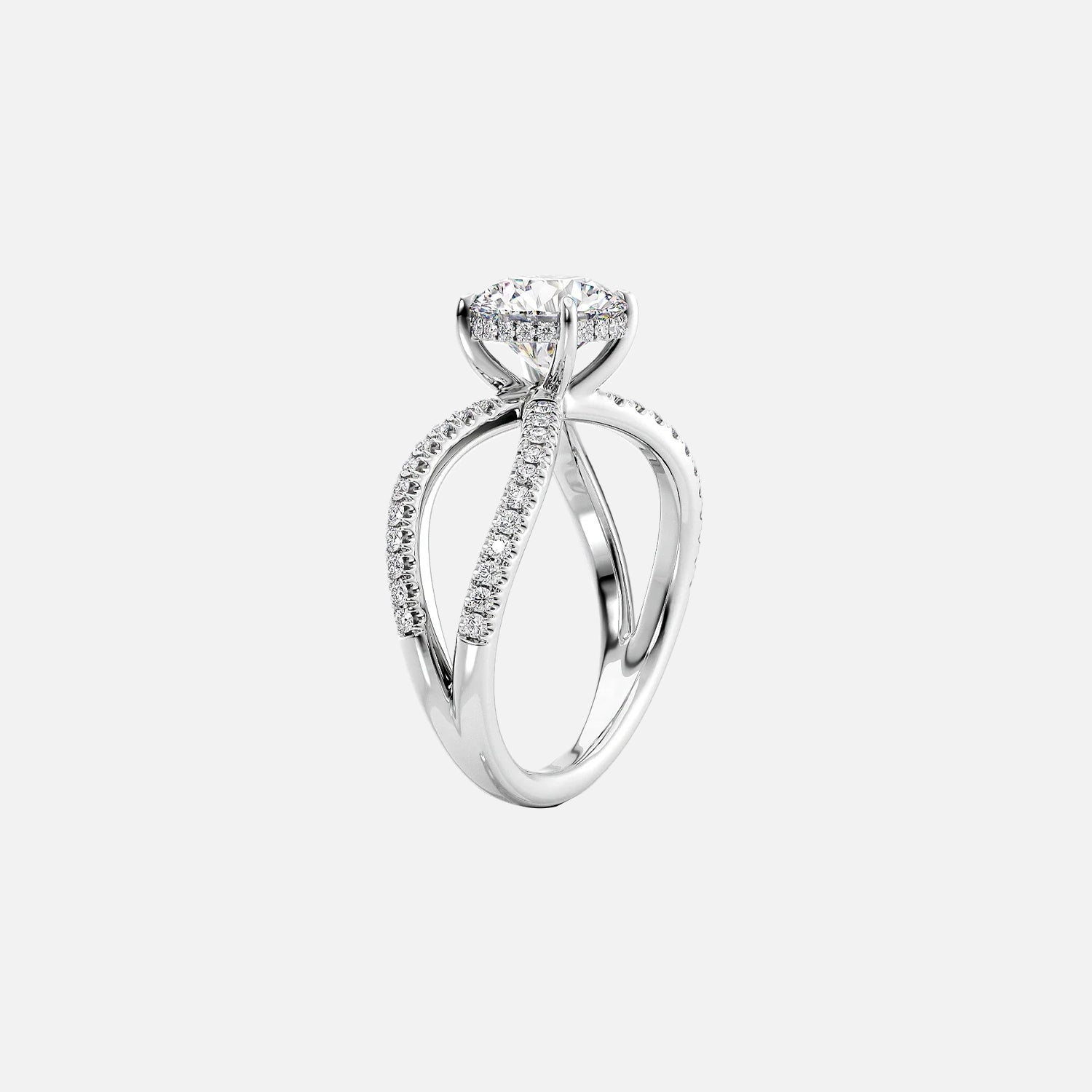 The Zara Princess Pave Moissanite Ring - KNT - Engagement Rings, Wedding Bands & Fine Jewelry