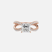 The Zara Princess Pave Moissanite Ring - KNT - Engagement Rings, Wedding Bands & Fine Jewelry