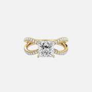 The Zoey Princess Moissanite Ring_14k Yellow Gold_001.jpg