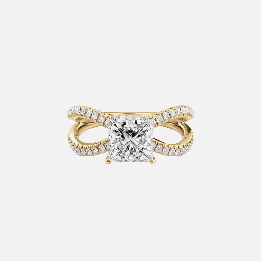 The Zoey Princess Moissanite Ring_14k Yellow Gold_001.jpg