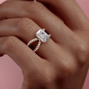  The Zoey Radiant Moissanite Ring 18k Rose Gold 005 Final