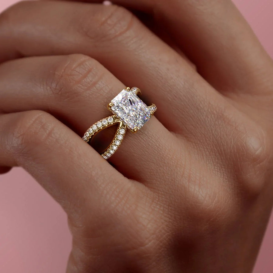  The Zoey Radiant Moissanite Ring 18k Yellow Gold 005 Final