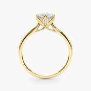 The Tulip Solitaire Oval Lab Diamond Ring
