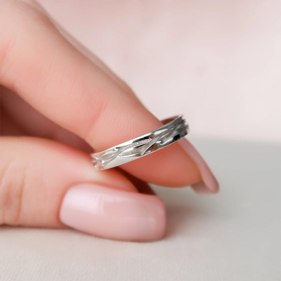The Cigar Twig Moissanite Ring - KNT - Engagement Rings, Wedding Bands & Fine Jewelry