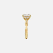 The Hidden Halo Twilight Princess Pave Moissanite Ring - KNT - Engagement Rings, Wedding Bands & Fine Jewelry