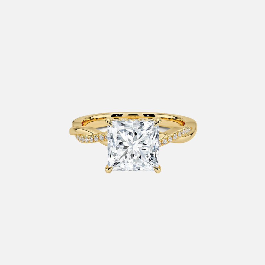 The Hidden Halo Twilight Princess Pave Moissanite Ring - KNT - Engagement Rings, Wedding Bands & Fine Jewelry