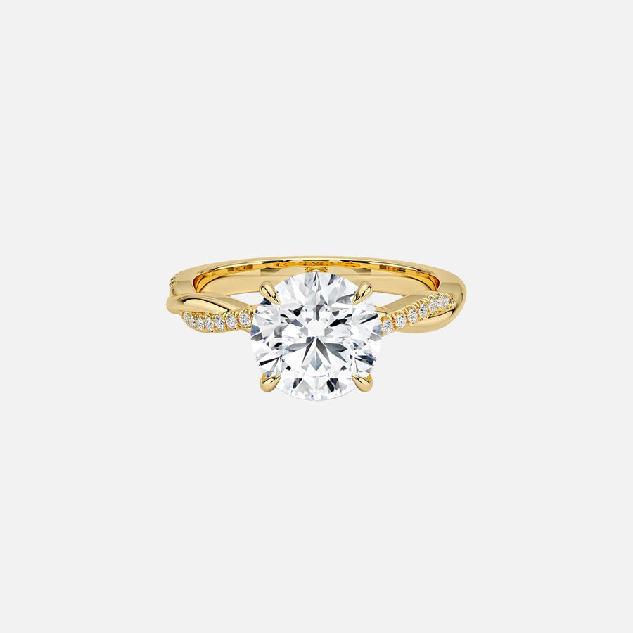 The Hidden Halo Twilight Round Pave Moissanite Ring - KNT - Engagement Rings, Wedding Bands & Fine Jewelry