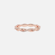  Vine Moissanite 14k Rose Gold 1