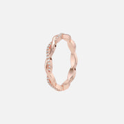  Vine Moissanite 14k Rose Gold 2