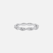  Vine Moissanite 14k White Gold 1