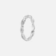  Vine Moissanite 18k White Gold 2