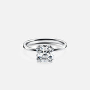 The Solitaire Viviette Cushion Moissanite Ring - KNT - Engagement Rings, Wedding Bands & Fine Jewelry