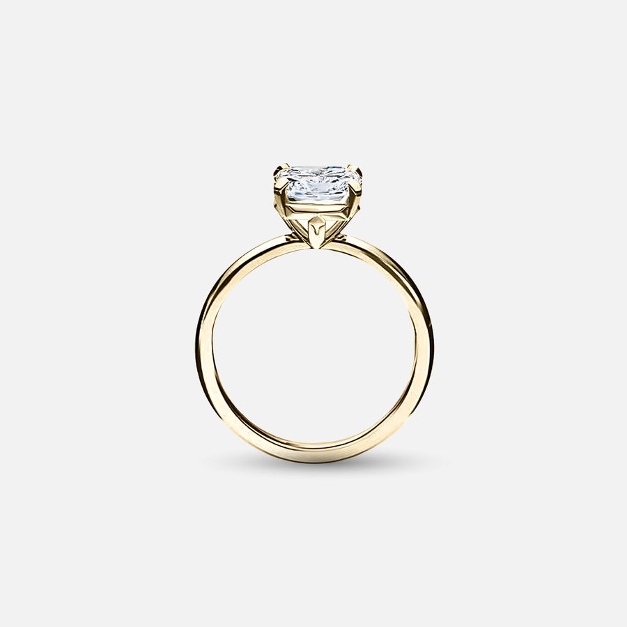 The Solitaire Viviette Cushion Moissanite Ring - KNT - Engagement Rings, Wedding Bands & Fine Jewelry