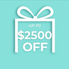 Save Up To 2,500 USD OFF At Check-Out