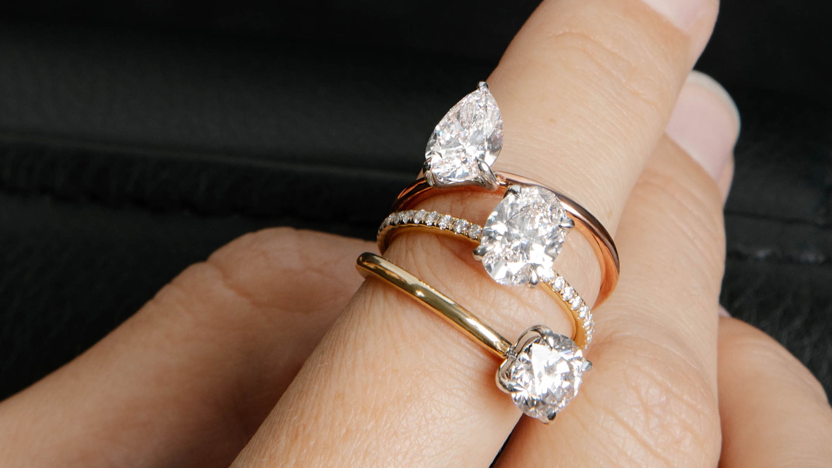 Education gemstone ring knt jewelry