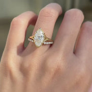 The Vintage Royal Marquise Solitaire Moissanite Ring