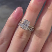 Radiant Andrewe & Luster Ring Stack_14k Yellow Gold