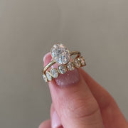 Oval Helena Ring Stack_Oval_14k Yellow Gold