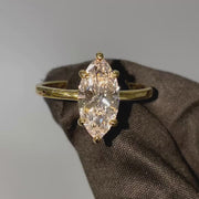 The Solitaire Ashley Marquise Lab Diamond Ring