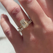 Emerald Helena & Aveline Ring Stack_14k Yellow Gold