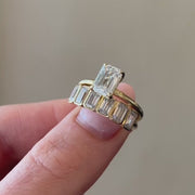 Emerald Harmony Ring Set_14k Yellow Gold_Video