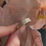 The Pave Luxe Moissanite Ring