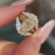 Oval Lusia Ring Set_14k Yellow Gold