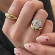 The Solid Curved Dome Ring